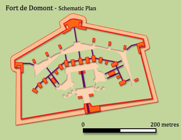 Fort de Domont Plan