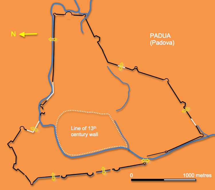 Fortification plans at common scale